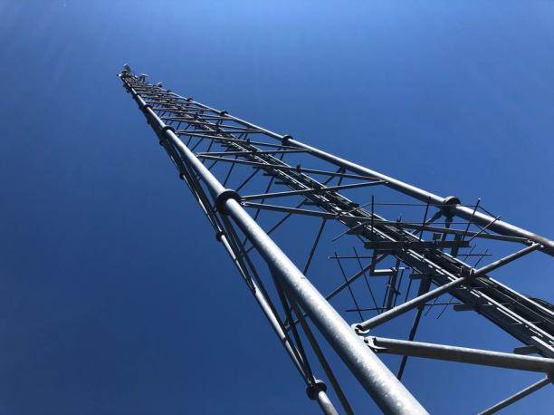 Genrebild mobilmast